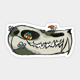 Skull Bird :: Creepy Sticker